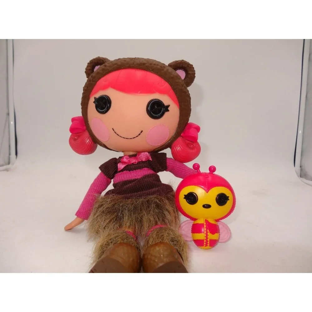 Lalaloopsy Teddy Bear Honey Pots MGA 12” Doll Clothes And Boots and Pet Bee Rare